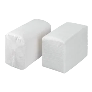 white 1/8 fold 15" x 17" 2 ply dinner napkins 3,000/case