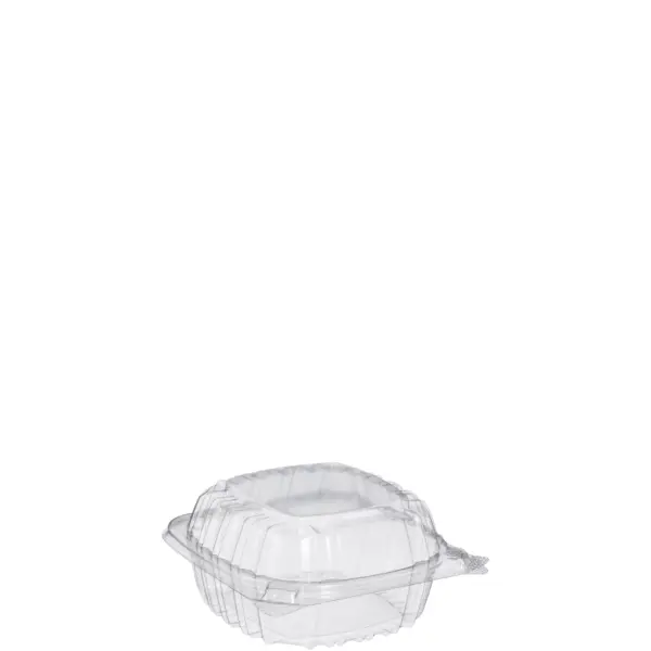 5 in ops plastic sandwich container, clear 500/cs