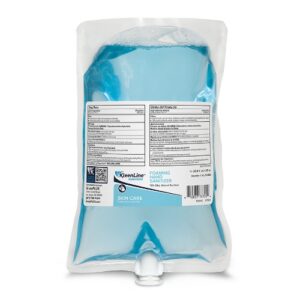 kleenline essentials fresh green foaming hand soap, 1000ml 6 / cs